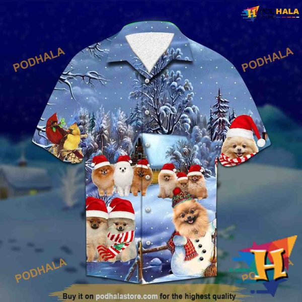 Pomeranian Festive Holiday Shirt, Funny Xmas Gifts
