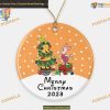 Pooh Bear & Piglet 2023 Christmas Ornament, Personalized First Xmas Gift
