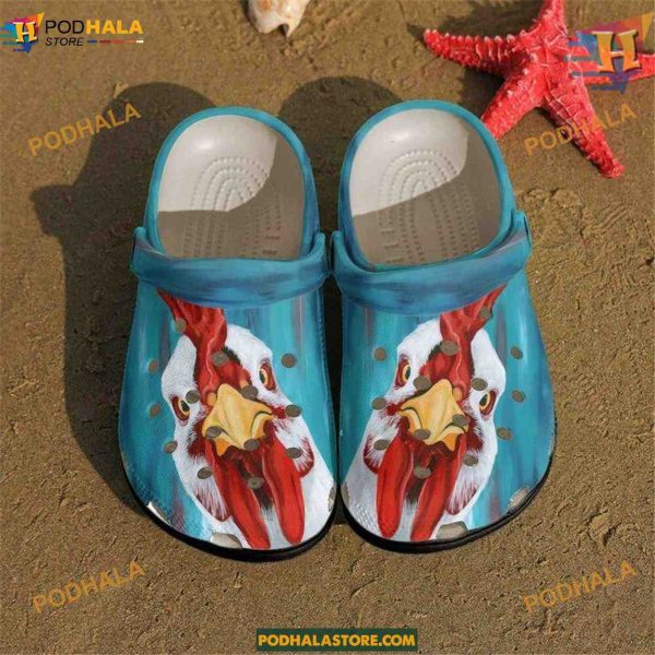 Poultry Pride Step, Chicken Crocs Classic Clogs for Trending Gifts