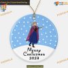 Princess an-Na 2023 Personalized Kids  Ceramic Christmas Ornament