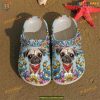 Pug Cutie Classic Crocs Cute Dog Clogs, Comfortable Design