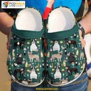 Pug Family Pattern Dog Mom Favorite Crocs, Comfy Pug Baby Crocs