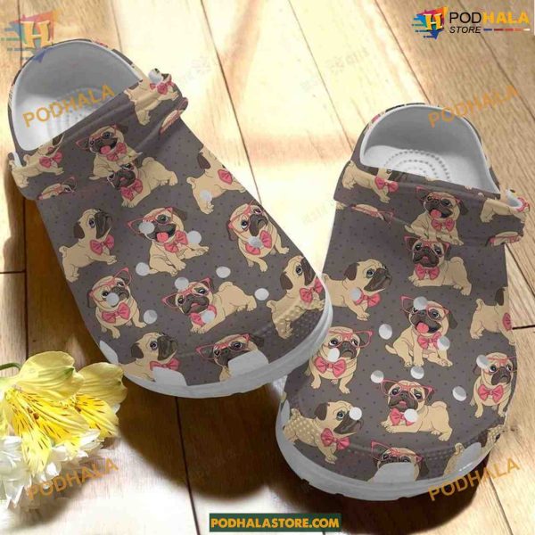 Pug Lovely Pugs Crocs, Classic Clogs Puppy Crocs Style