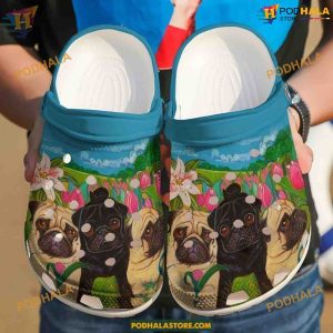 Pug Lover Crocs Classic Clogs, Dog Crocs Shoes for Fans