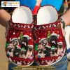 Pug Merry Christmas Pug Family Together Crocs, Pug Lovers Christmas