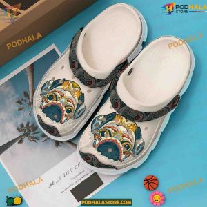 Pug Native Mandala 102 Gift, Comfy Funny Crocs Footwear