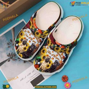 Pug Wonderful Time Gift, Rubber Crocs Clogs for Lovers
