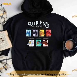 Queen Of Pyrrhia Wings of Fire Shirt Darkstalker Tee Rainwings Dragon Shirt 2