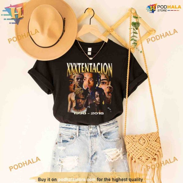 Rapper Hip Hop Vintage Bootleg 90s XXXTentacion Shirt For Women Men