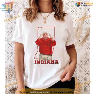 Rare Vintage Bob Knight Indiana Shirt RIP Basketball Coach Bob Knight 2