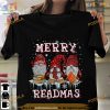Reading Gnomes Christmas Shirt, Matching Family Xmas Shirt for Bookworms
