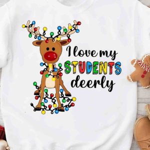 Reindeer Christmas Love Shirt, Best Family Christmas Gifts