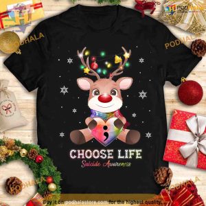 Reindeer Suicide Awareness Shirt, Best Family Christmas Gifts with a Message