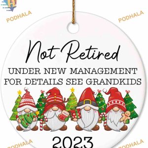 Retirement 2023 Ornament, Custom Family Ornaments for New Beginnings