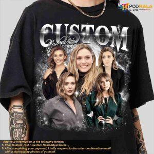 Retro Bootleg Rap Custom T-Shirt, Personalized Xmas Shirt with Vintage Appeal