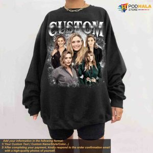 Retro Bootleg Rap Custom T Shirt Personalized Xmas Shirt with Vintage Appeal 3