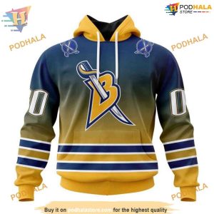 Retro Gradient Buffalo Sabres Personalized NHL Hoodie 3D Apparel 1