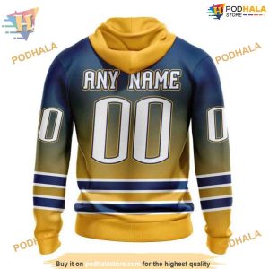 Retro Gradient Special Design Personalized NHL Buffalo Sabres Hoodie 3D 2