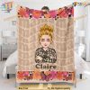 Retro Mama's Day, Personalized Blanket, Funny Family Christmas Gifts