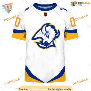 Reverse Retro 2023 Style NHL Buffalo Sabres Hoodie 3D Custom Design 2