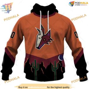 Reverse Retro 2223 NHL Arizona Coyotes Hoodie 3D Unique Arizona Coyotes Apparel 1