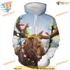 Rhinoceros Xmas 3D Hoodie, Creative Christmas Gift