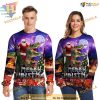 Riding Crocodile Santa Sweatshirt 3D Hoodie, Funny Christmas Gift