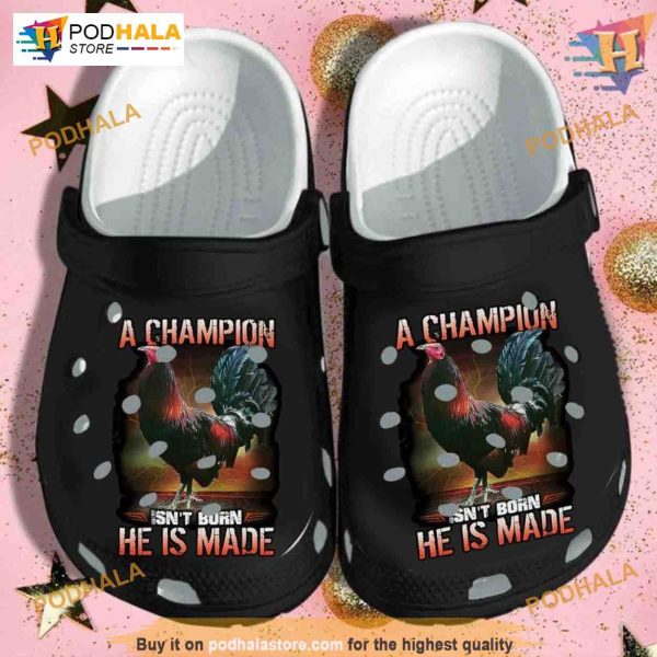 Rooster Chicken Champion Crocs, Patriotic Quotes for Enthusiasts