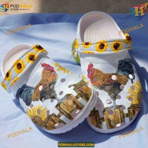Rooster at Morning Clogs, Unique Gifts for Early Risers