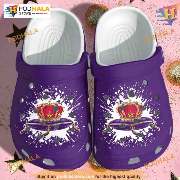 Royal Crown Crocs, Funny Christmas Gift Ideas for Men and Women