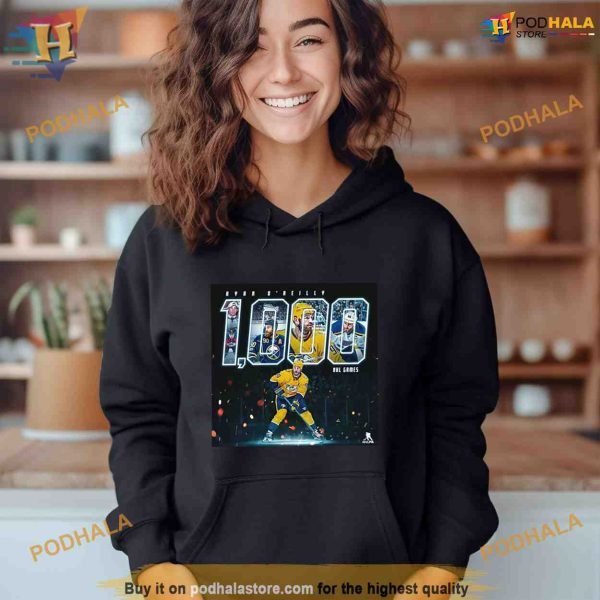 Ryan O’Reilly 1000 NHL games congratulations Shirt For Women Men