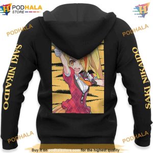 Saki Nikaido Zombie Land Saga 3D Hoodie Trending Anime Apparel 2