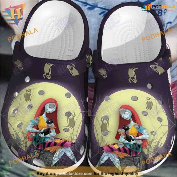 Sally Nightmare Before Christmas Crocs, Funny Halloween and Xmas Gifts