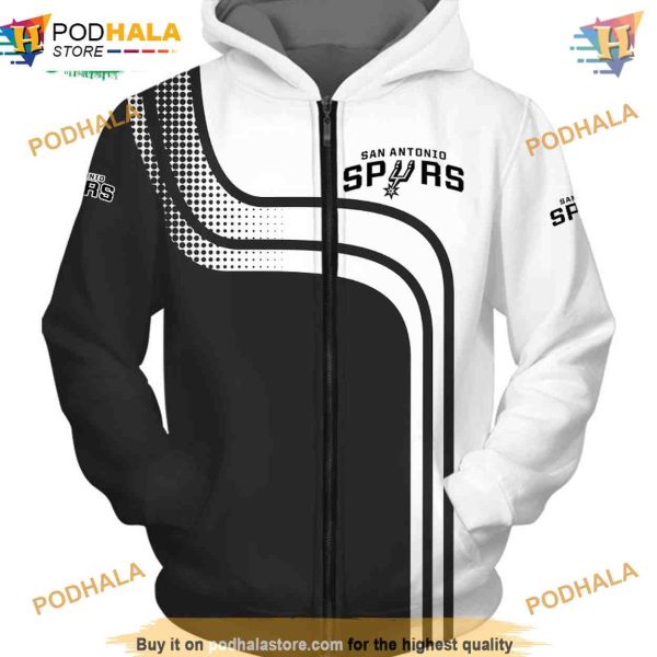 San Antonio Spurs 3D Hoodie, Cheap Basketball Sweatshirt for Fans
