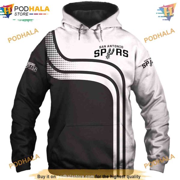 San Antonio Spurs 3D Hoodie, Cheap Basketball Sweatshirt for Fans