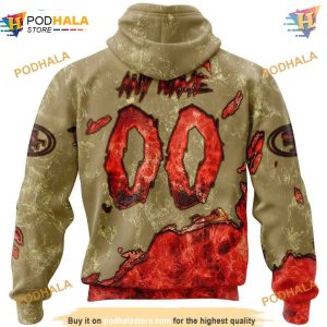 San Francisco 49ers Hoodie 3D Devil Eyes Ideal 49ers Apparel Gift 2