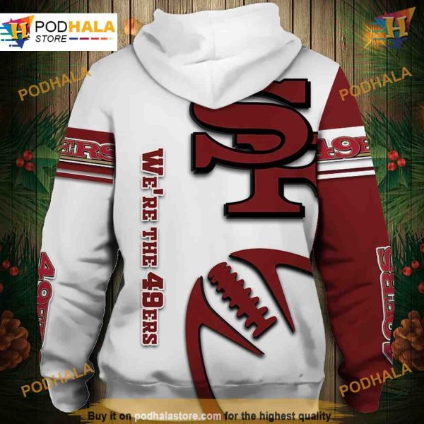 San Francisco 49ers Hoodie 3D Graphic, Affordable Women’s Apparel