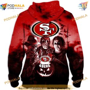 San Francisco 49ers Hoodie 3D Horror Night Unique 49ers Gift 2