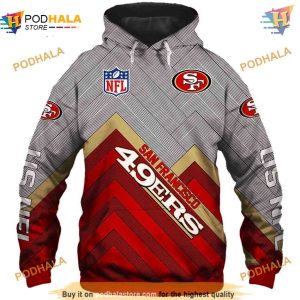 San Francisco 49ers Hoodie 3D Long, S-5XL, Top Men's 49ers Apparel