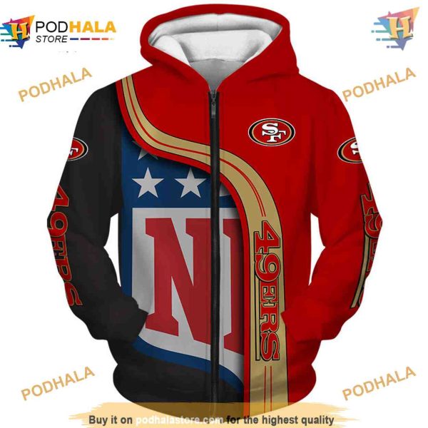 San Francisco 49ers Hoodie 3D Pullover, Must-Have 49ers Apparel