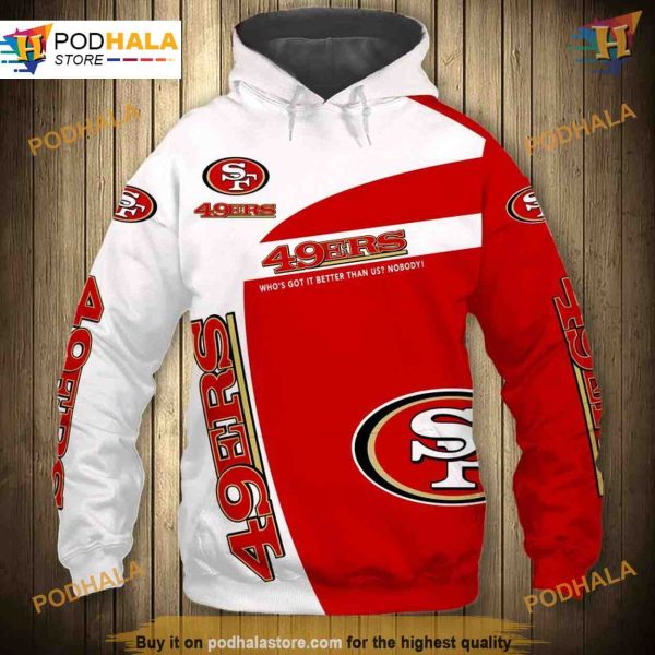 San Francisco 49ers Hoodie, Budget-Friendly Men’s 49ers Sweatshirt