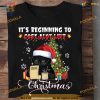 Santa Black Cat Cost Shirt, Funny Xmas Gifts