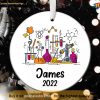 Santa Chemist Personalized Ornament, Unique Family Christmas Gifts
