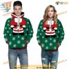 Santa Claus 3D Christmas Hoodie, Funny Christmas Gift Ideas