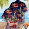 Santa Flying Plane Hawaiian Shirt, Christmas Unique Gift