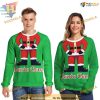 Santa Graphic 3D Xmas Sweatshirt 3D Hoodie, Funny Christmas Gifts