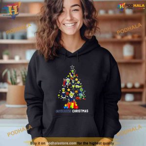 Santa Grinch Dallas Cowboys Christmas Tree 2023 Shirt For Women Men