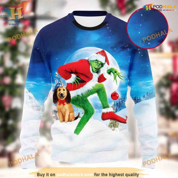 Santa Grinch & Max The Ultimate Ugly Xmas Sweater, Creative Christmas Gift
