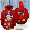 Santa Mickey Peeking 3D Hoodie, Creative Christmas Gifts
