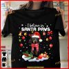 Santa Paws Dachshund Christmas Tee, Funny Xmas Gifts